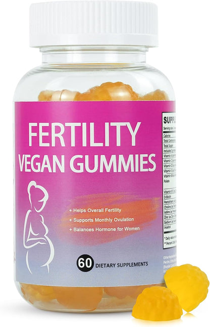 Gomitas de Fertilidad para Mujer con Ácido – El zinc contribuye a la fertilidad y reproducción normales. – Image 1