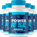 Power Rise Pills - 5 Pack (300 Cápsulas) | Suplemento Natural Multivitamínico