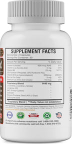 Motility Max – Apoya la motilidad espermática y la salud reproductiva, con L-Arginina, L-Carnitina y nutrientes esenciales, 60 cápsulas