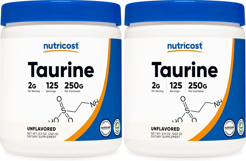 Nutricost Taurine Powder (500g) - 250 Servings