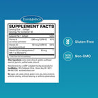 EuroMedica A•D•K2 Cardio Health – Suplemento Cardiovascular con Vitaminas A, D3 y K2 – 60 Cápsulas Blandas
