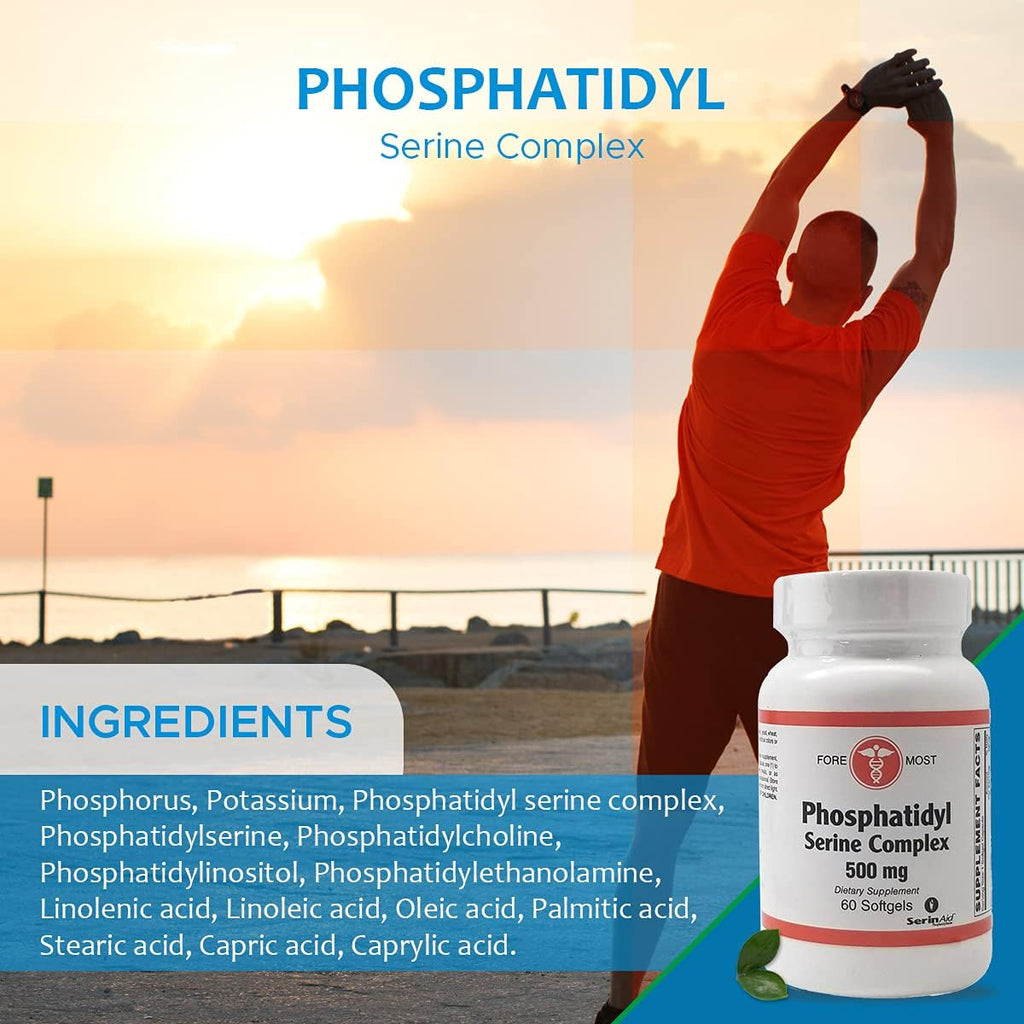 Holistic Health Complejo de Fosfatidilserina - 60 Cápsulas Blandas