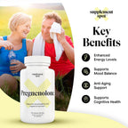 Supplement Spot Pregnenolona 150 mg – Suplemento para el Estado de Ánimo (90 Cápsulas)