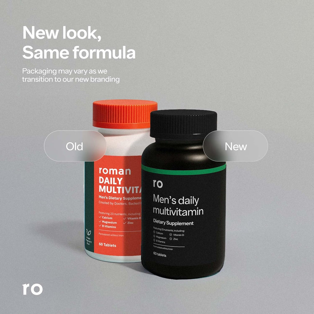 Ro Daily Multivitamínico para Hombres | 23 Nutrientes Esenciales | 60 Comprimidos