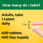 Nature Made Vitamina D3 2000 UI (50 mcg), 400 Comprimidos