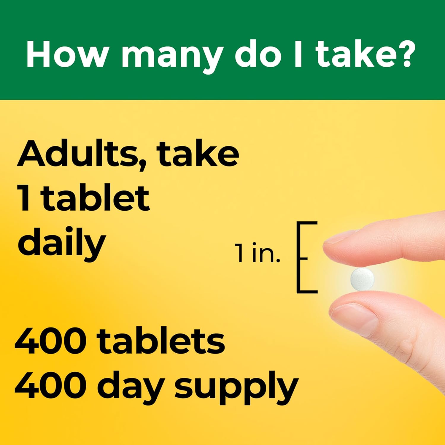 Nature Made Vitamina D3 2000 UI (50 mcg), 400 Comprimidos