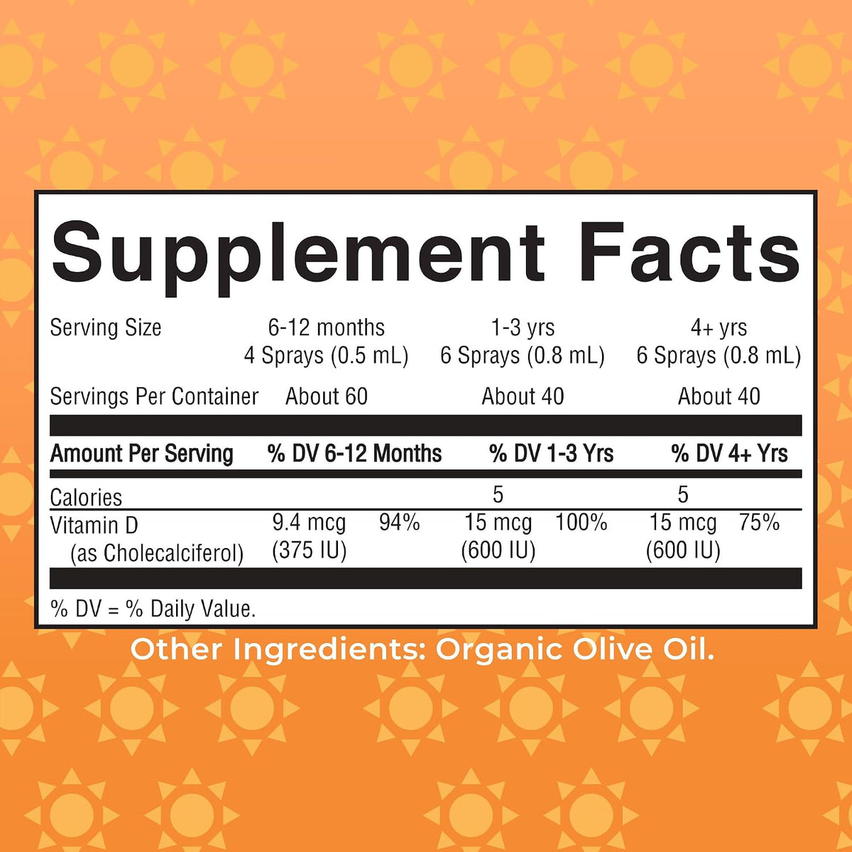 MaryRuth Organics Vitamina D3 Spray Vegano – Mantenimiento de los huesos: Ayuda a mantener los huesos en – Image 2