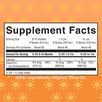 MaryRuth Organics Vitamina D3 Spray Vegano – Mantenimiento de los huesos: Ayuda a mantener los huesos en – Image 2