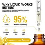 5-en-1 Vitamin D3 K2 Drops - Vitamina D3 10000 UI y K2 (MK-7) 200 mcg con Magnesio, Zinc y MCT Oil