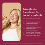 Bariatric Advantage Ultra Solo Sin Hierro - Multivitamínico Diario para Pacientes Bariátricos - 90 Cápsulas