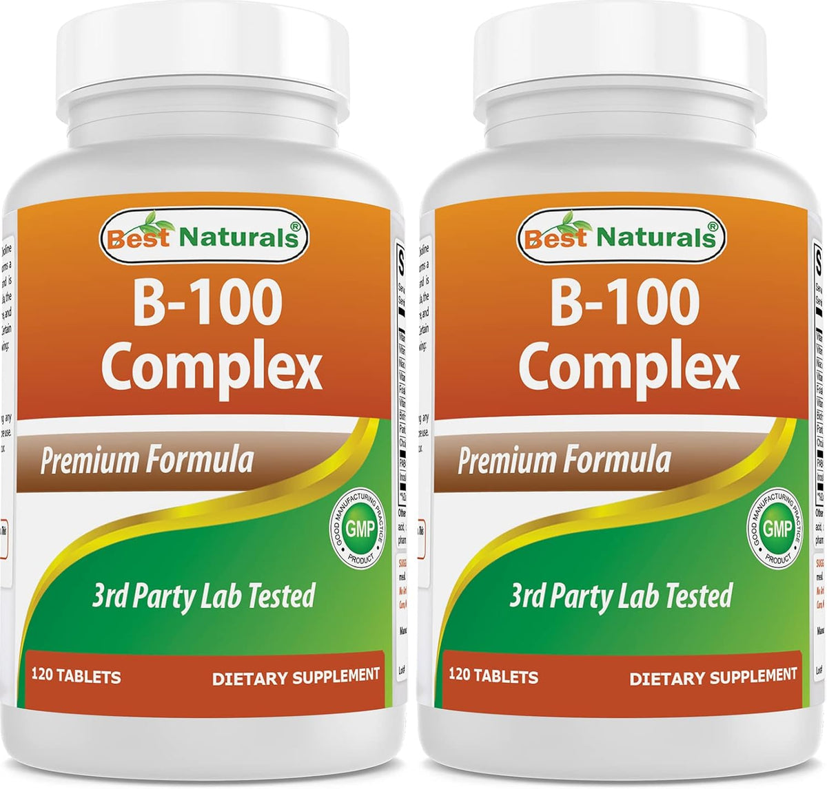Best Naturals Complejo B 100 120 Comprimidos (Pack de 2) – Image 1