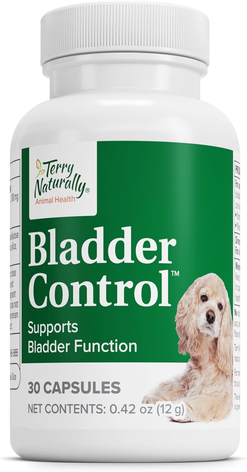 Terry Naturally Bladder Control - Complemento para la salud de la vejiga en perros - 30 cápsulas