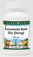 Corteza de Eucommia (Du Zhong) 450 mg, 100 Cápsulas - Pack de 3