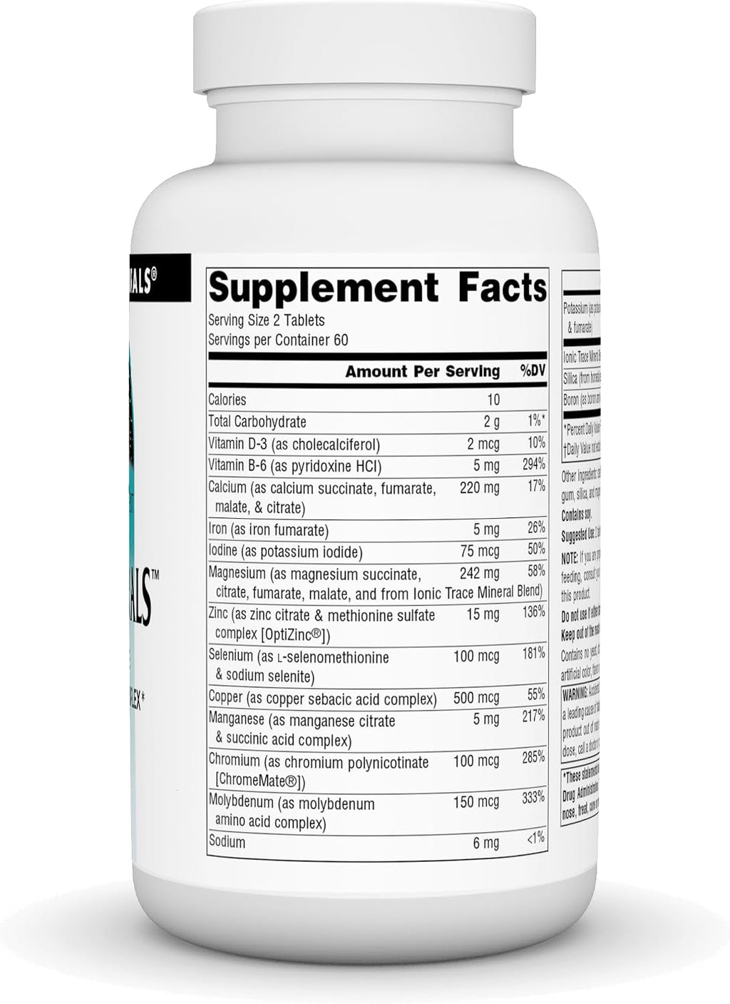 Life Minerals, Complejo Mineral Krebs Cycle - 120 Comprimidos