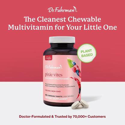 Dr. Fuhrman Pixie Vites Multivitamínico – Vitamina D3 vegana (colecalciferol de líquenes): esencial para la – Image 5