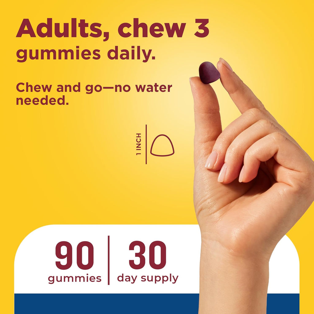 Nature Made Advanced Multivitamínico para Hombres Gomitas - 90 Gomitas, 30 Días