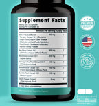 NUTRALAVA Sea Moss Capsules - Irish Sea Moss, Black Seed Oil, Ashwagandha - 60 Cápsulas
