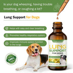 Apoyo Pulmonar para Perros - Complemento Herbario para la Salud Respiratoria