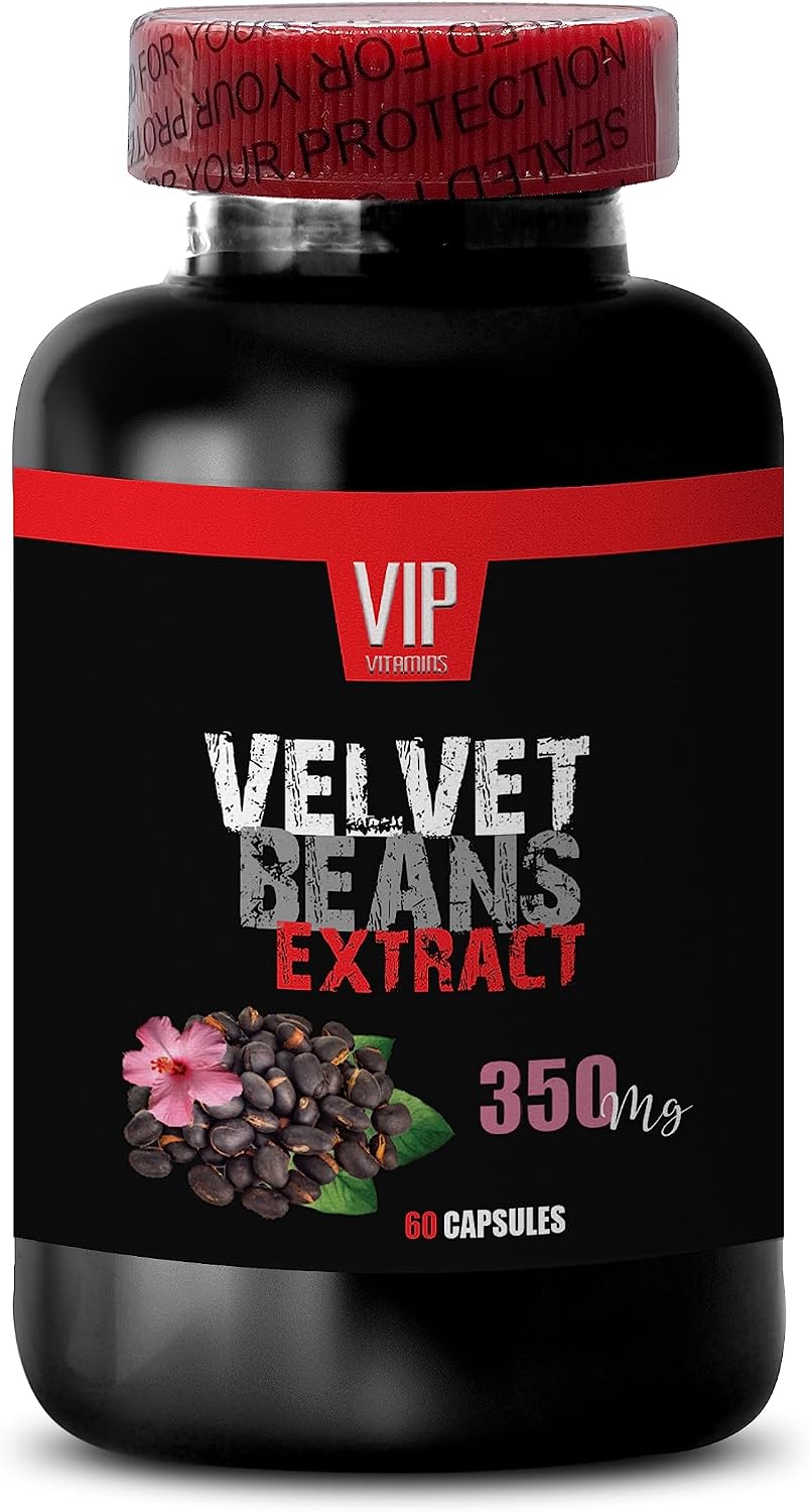 VIP VITAMINS Extracto de Mucuna Pruriens (Velvet Bean) - 120 Cápsulas