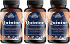 FLORIDA HERBS Leg Cramp Support – Cápsulas de Quinina Orgánica de Corteza de Cinchona – 1000 mg – 330 Cápsulas (3 Frascos)