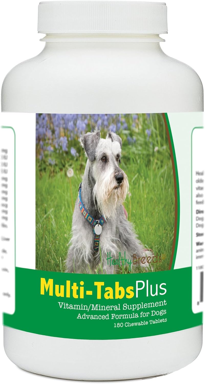 Healthy Breeds Miniature Schnauzer Multi-Tabs Plus Comprimidos Masticables 180 Unidades