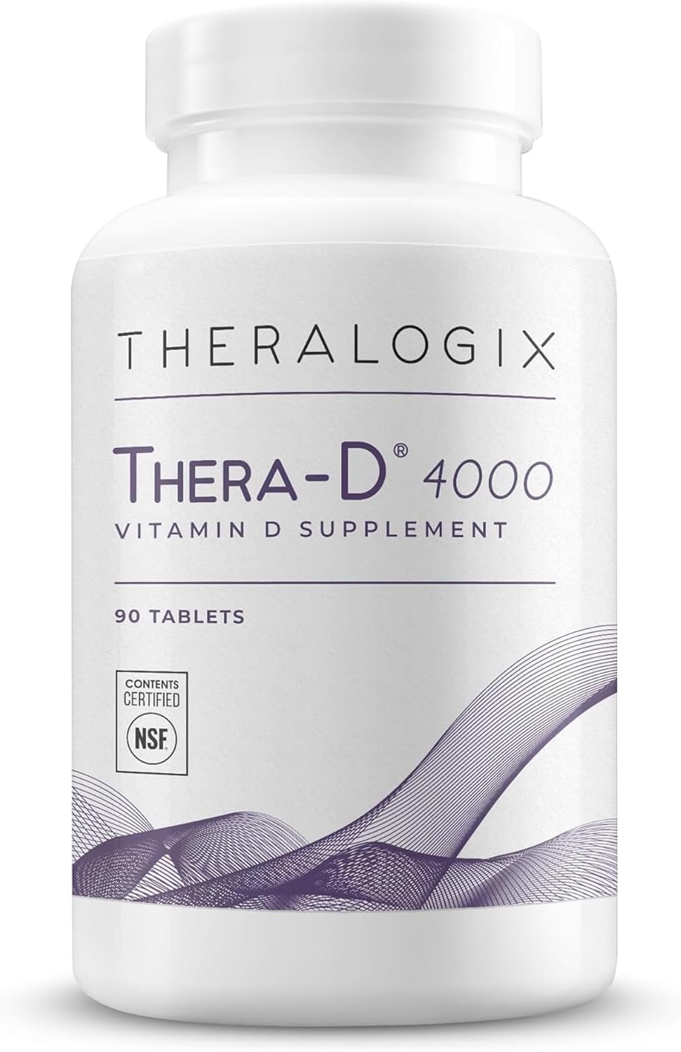 Theralogix Thera-D 2000 - 2000 IU (50 mcg) Vitamina D3 - 180 Comprimidos