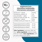Supersmart - DHEA 50mg - Suplemento Esencial para Uso Diario | No Transgénico y Sin Gluten - 60 Cápsulas Vegetales