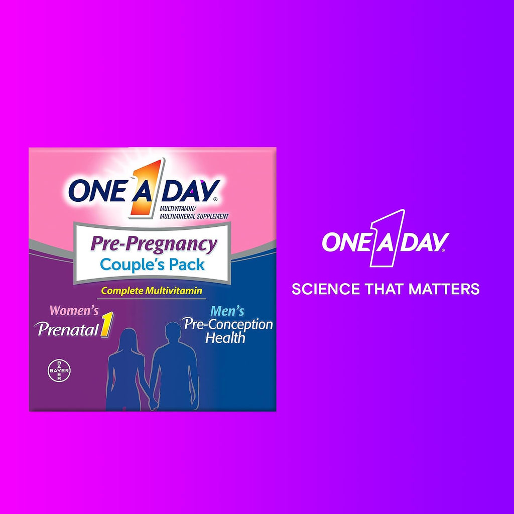 One A Day Pack Pre-Conception for Him and Her - 30+30 Capsules