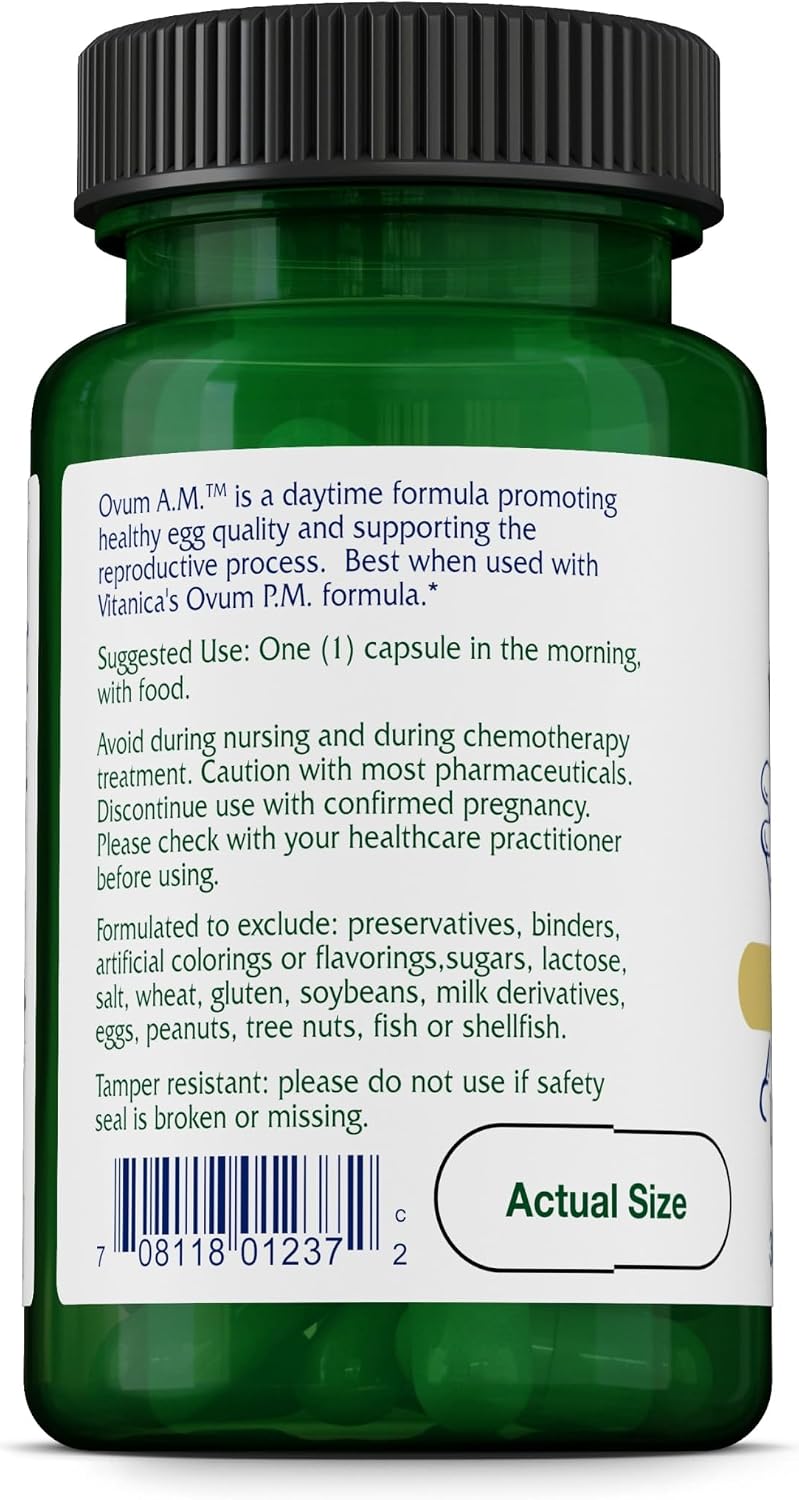 Vitanica Ovum A.M., Vegan, 30 Capsules