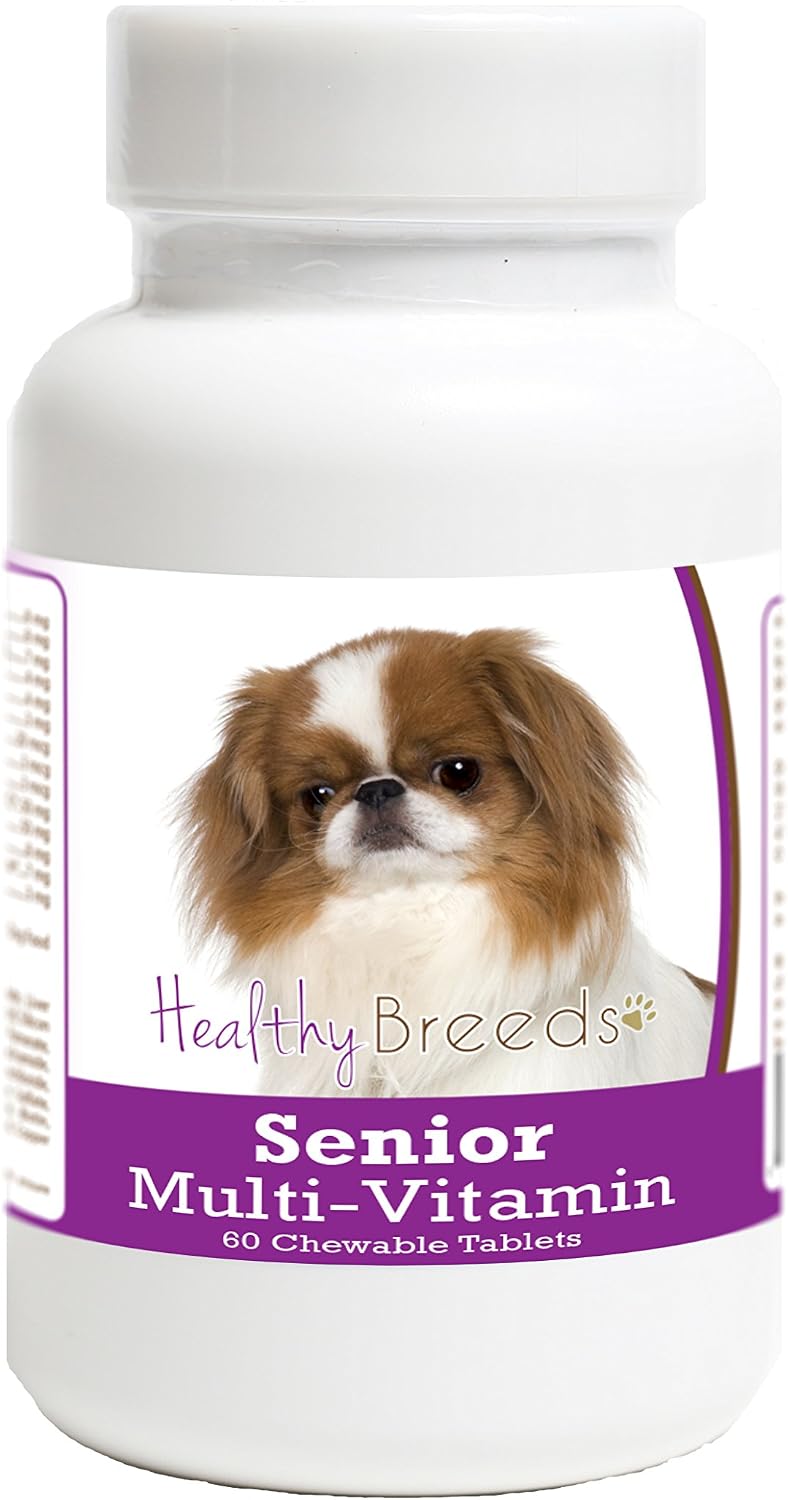 Healthy Breeds Japanese Chin Senior Dog Multivitamin Tablets 60 Count