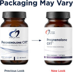 Designs for Health Pregnenolone CRT - 30 mg - Liberación Controlada (10-12 horas) - Precursor Hormonal - Vegano - No GMO (60 comprimidos)