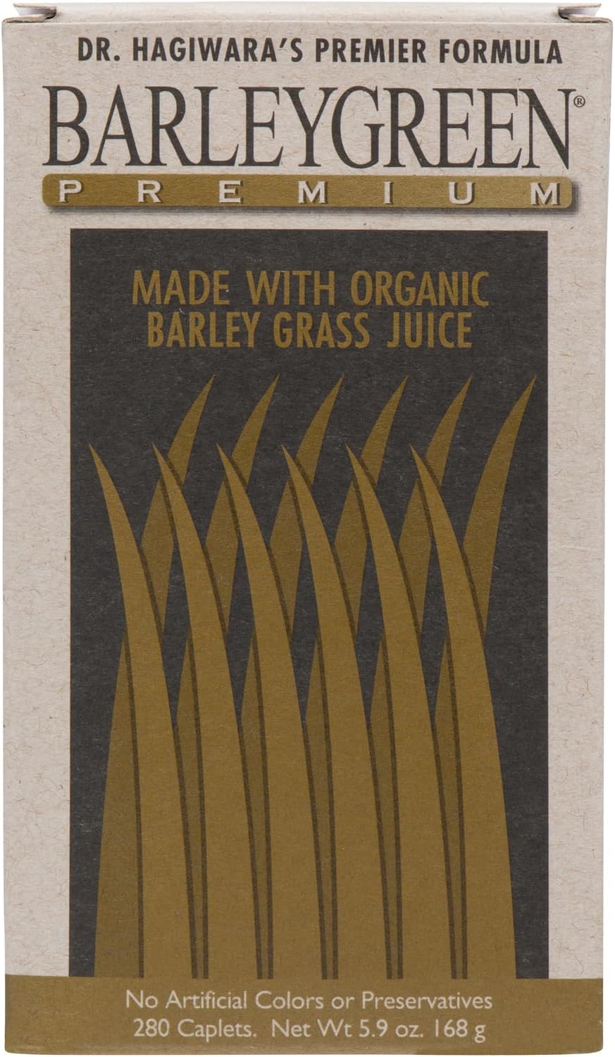 BARLEYGREEN Dr. Hagiwara's Original Premium con Algas Kelp - Polvo de Jugo de Césped de Cebada Orgánico, 240g