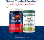 NaturVet Hemp Allergy Aid Suplemento Antioxidante para Perros - 60 Masticables