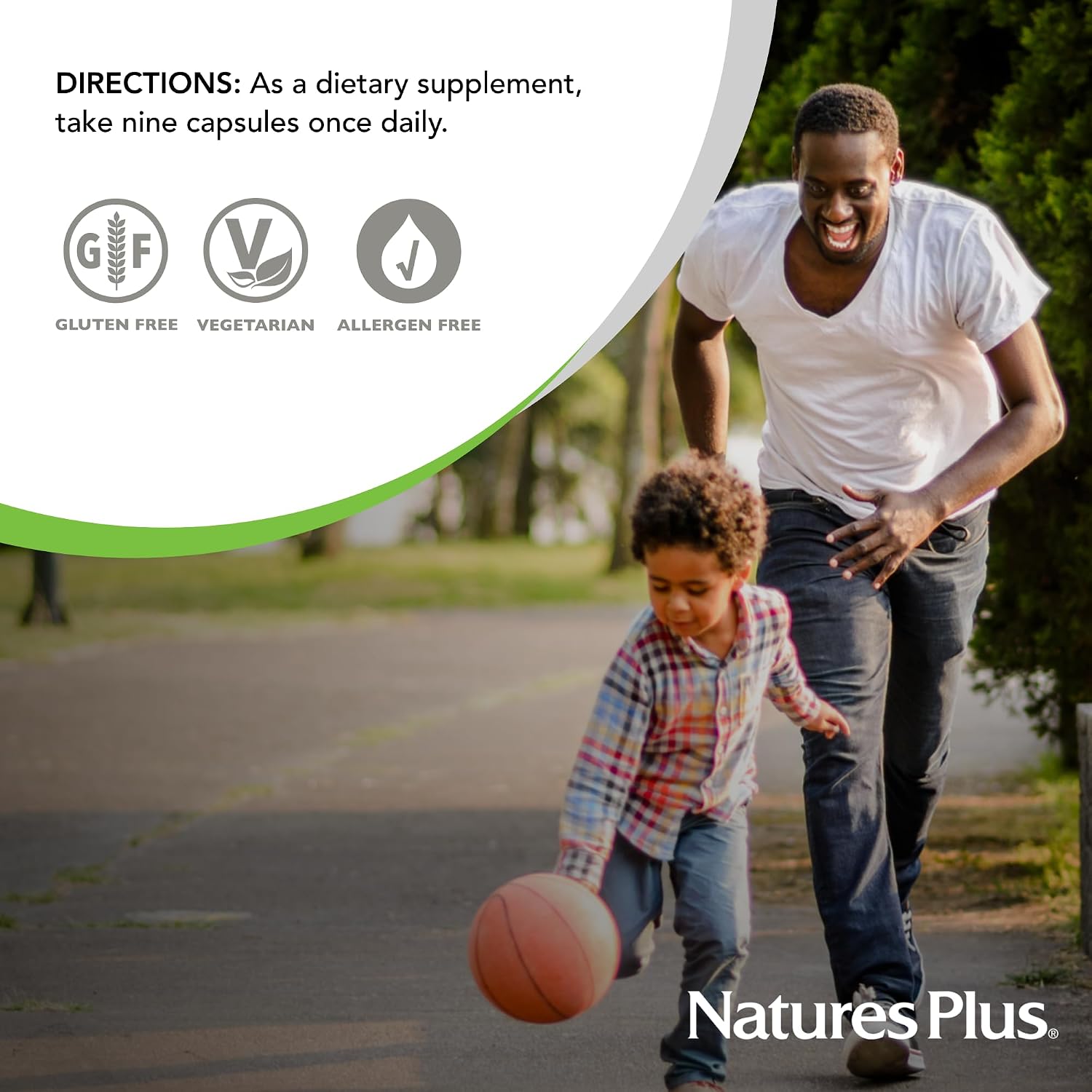 NaturesPlus Source of Life GOLD Multivitamin, 90 Vegetable Capsules