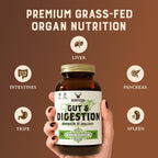 HEART & SOIL – Gut & Digestion – Suplemento Digestivo – 180 Cápsulas