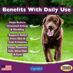 Kala Health PeakTails Suplemento para Piel y Pelaje para Perros – 90 Comprimidos Masticables