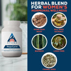 Ayush Herbs Regu-Cycle, Equilibrio Hormonal para Mujeres, 60 Porciones