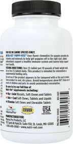Nutri-Vet Puppy-Vite Masticables para Cachorros - Multivitamínico y Minerales - 60 Comprimidos