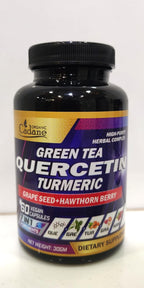 Organic Cadane Quercetin Suplemento Orgánico - 60 Cápsulas Superfood