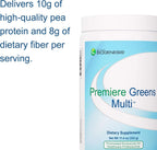 BioGenesis Premiere Greens Multi Fine Powder, Vainilla Baya, 392 Gramos
