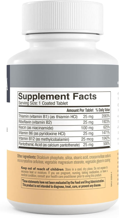 Freeda Vitamin B Complex No Folic No PABA - – Vitamina B6 (piridoxina): Regula la actividad hormonal y apoya el – Image 5