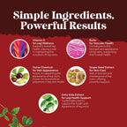 Natures Craft Suplemento para Venas - Extracto de Castaño de Indias - 60 Cápsulas Veganas