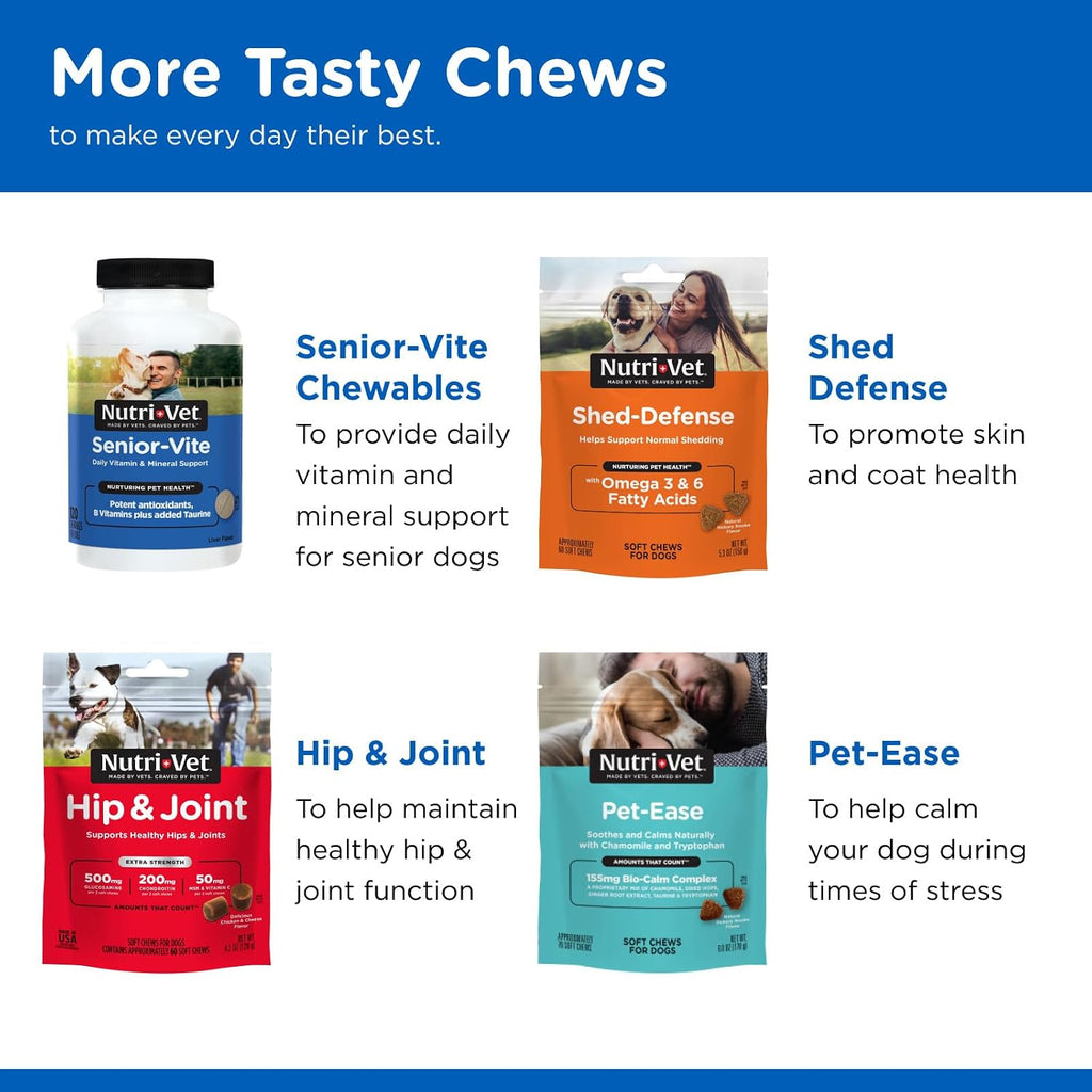 Nutri-Vet Multi-Vite Masticables Multivitamínicos para Perros Adultos