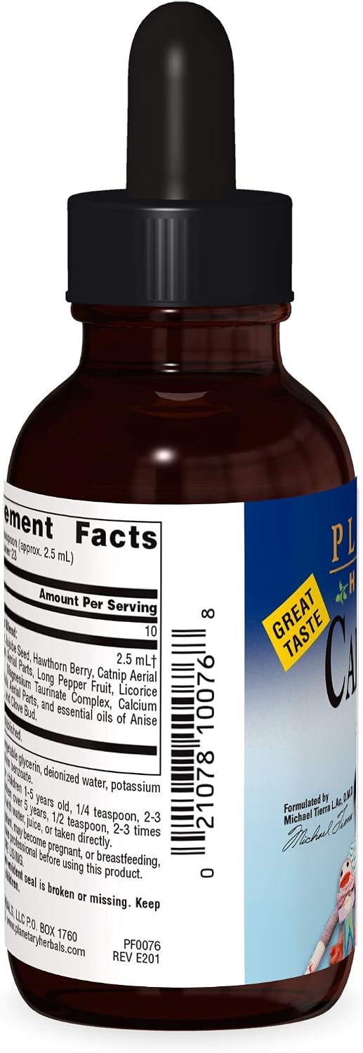 Planetary Herbals Calm Child 2.5 ml – Apoyo para la calma y atención, 2 oz líquidas