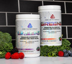 Core Nutritionals Greens - Mezcla Premium de Superfoods Rojos y Verdes con Probióticos, Enzimas Digestivas y Antioxidantes - 30 Servicios (Chocolate Decadence)