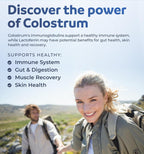 Calostro Bovino para Mujeres - 1000mg por Dosis con 30% IgG - Procesado a Baja Temperatura - 120 Cápsulas
