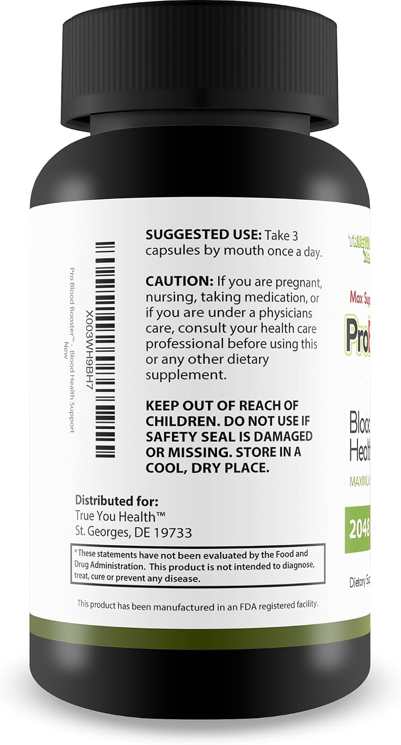 Max Super Health Pro Blood Booster - Apoyo para la Salud Sanguínea y Circulación