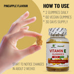 Wins Town Gominolas de Vitamina E 268mg (400 UI), Veganas, 60 Unidades