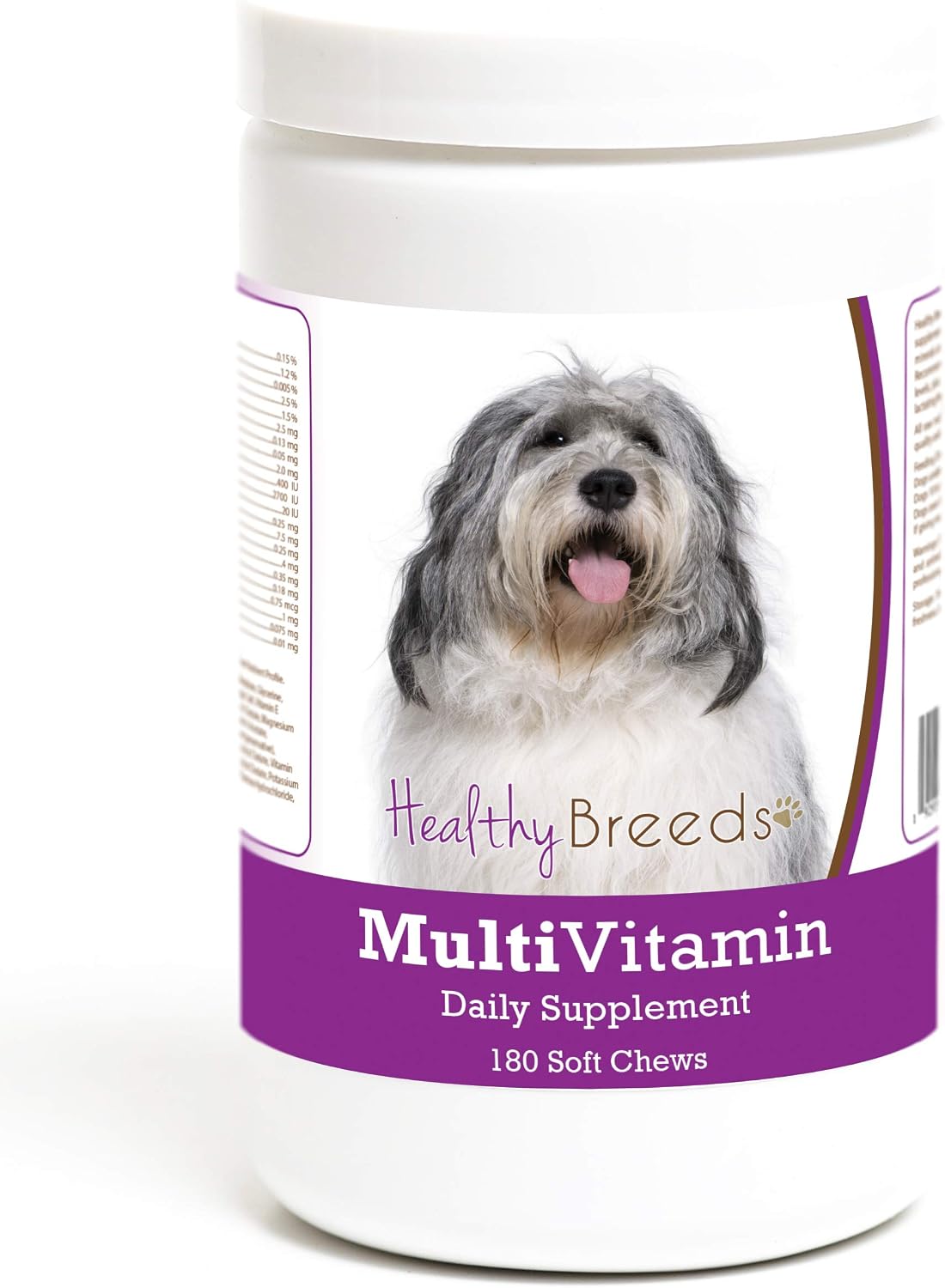 Healthy Breeds Multivitamínico en masticables blandos para perros Polish Lowland Sheepdog, 180 unidades