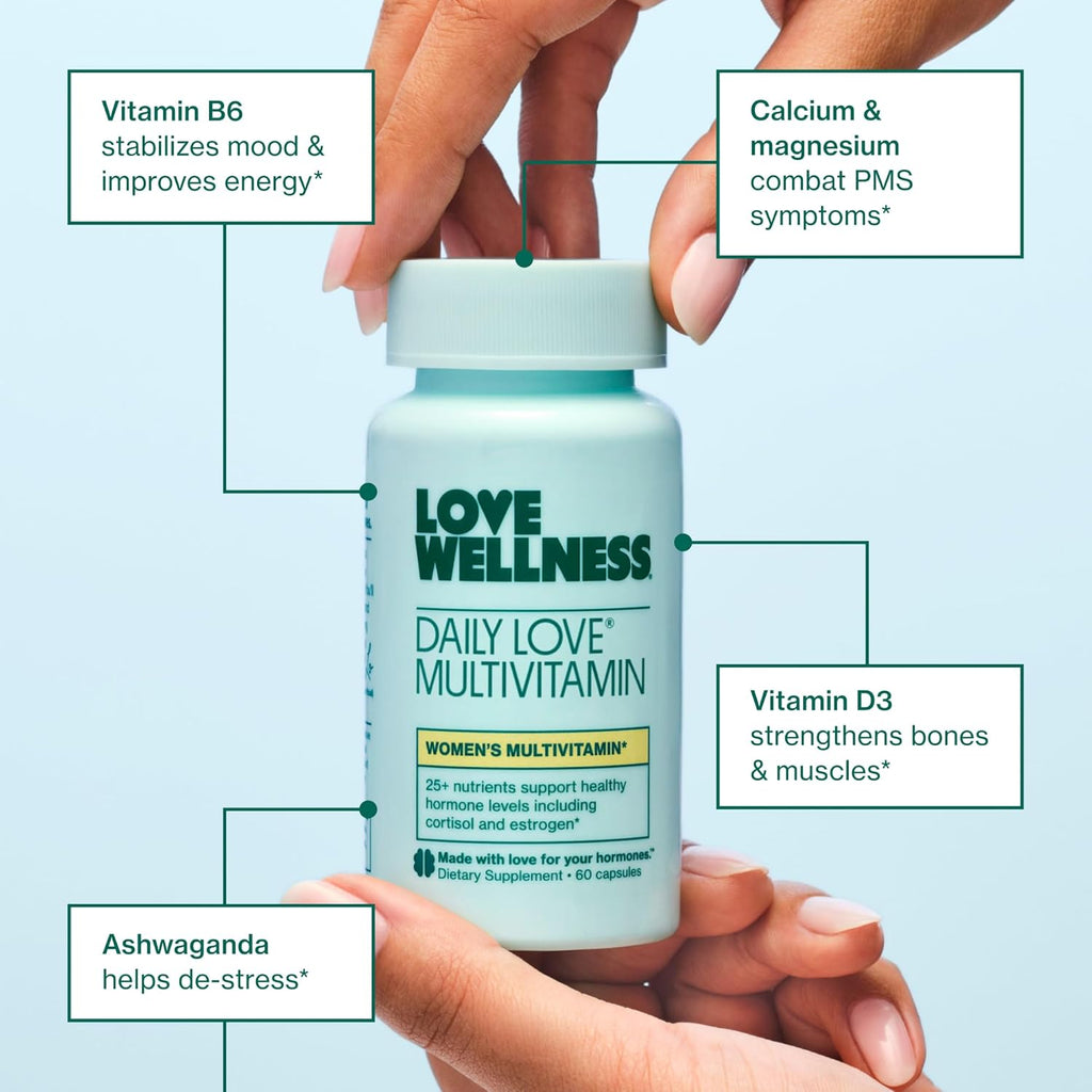 Love Wellness Daily Love Multivitamínico para Mujeres – 30 Días